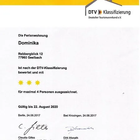 Ferienwohnung Dominika***
